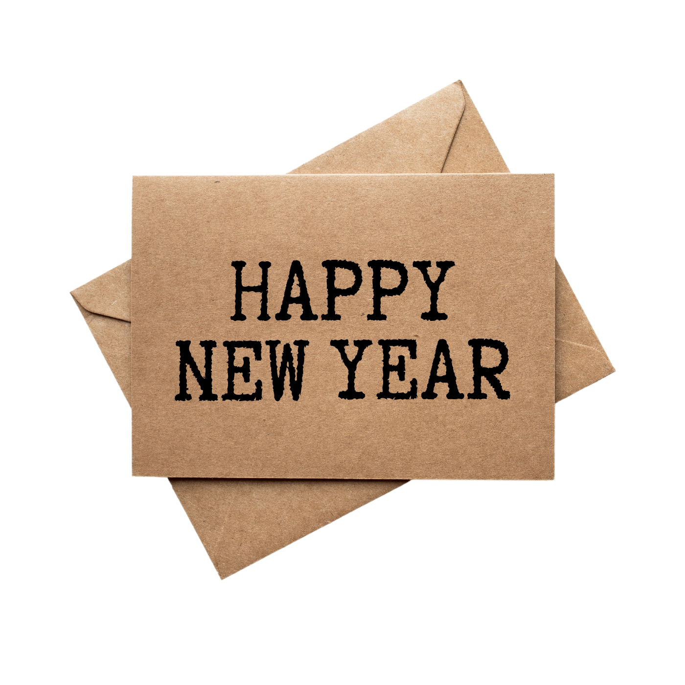 front of card says Happy New Year