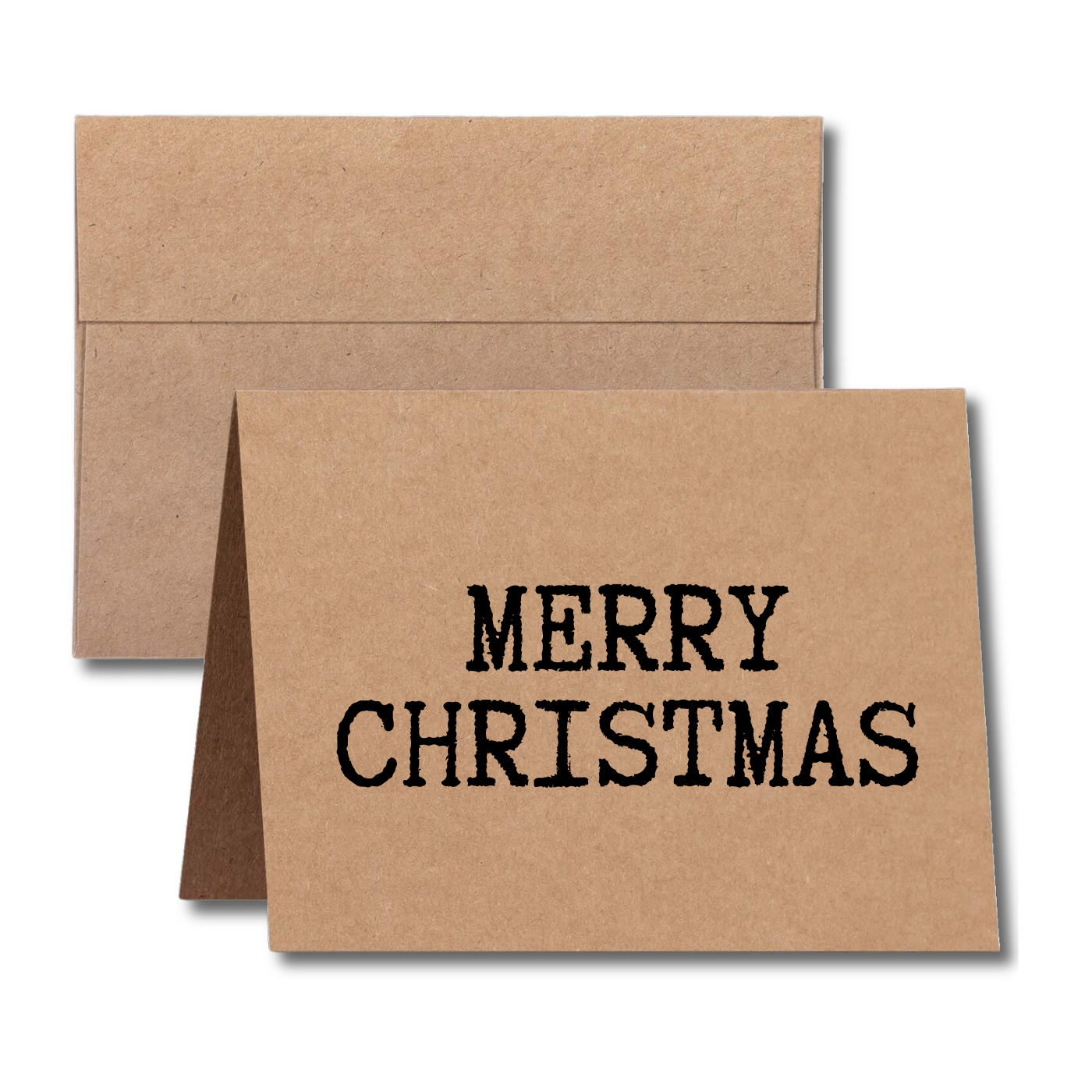 front of card says Merry Christmas