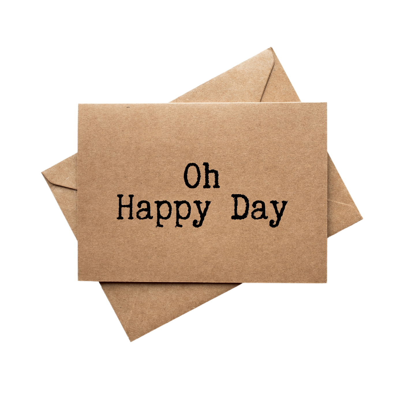front of card says Oh Happy Day