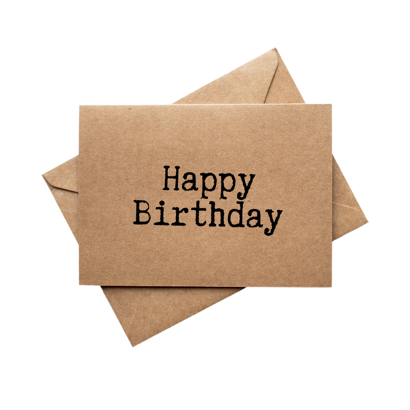 front of card says Happy Birthday