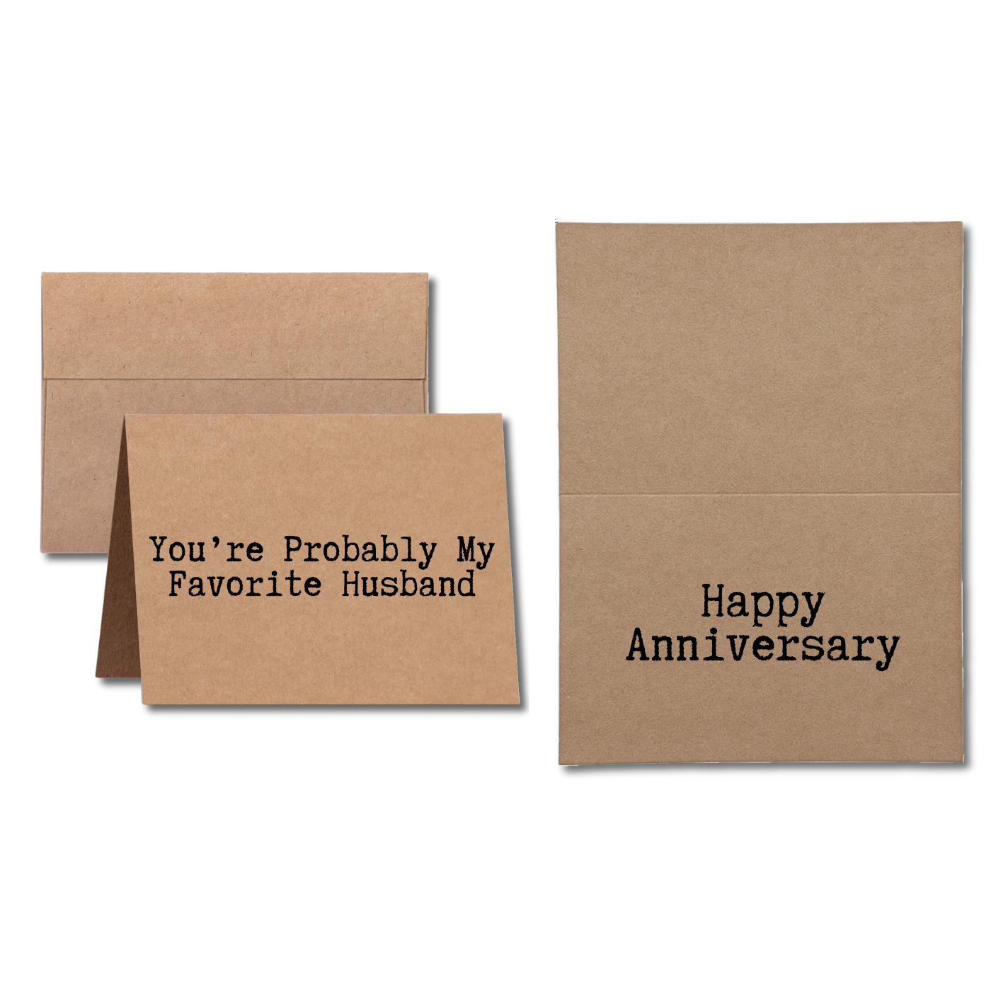 My Favorite Husband Anniversary Card