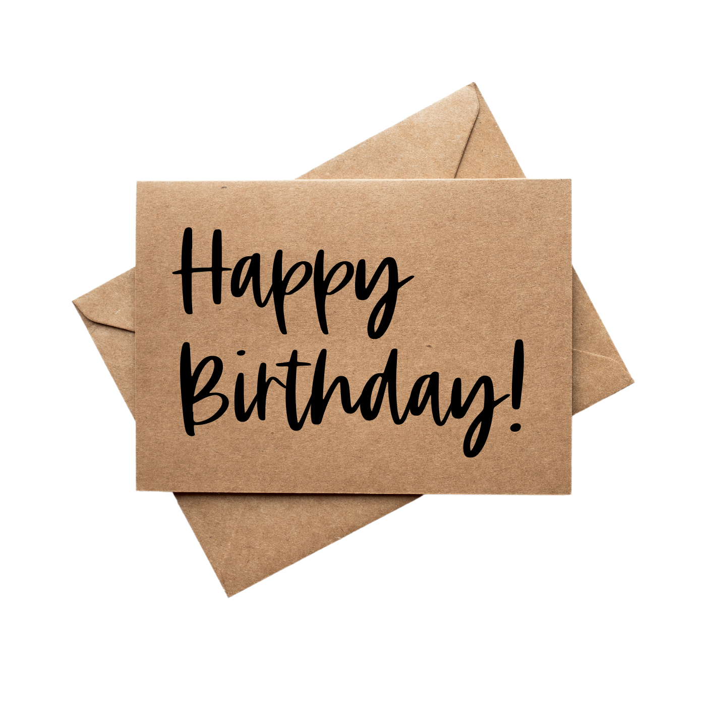 front of card says Happy Birthday