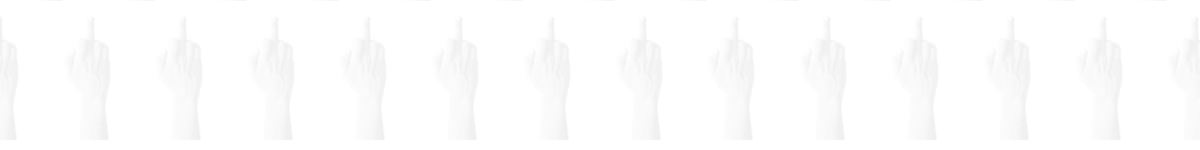 middle finger banner for decoration
