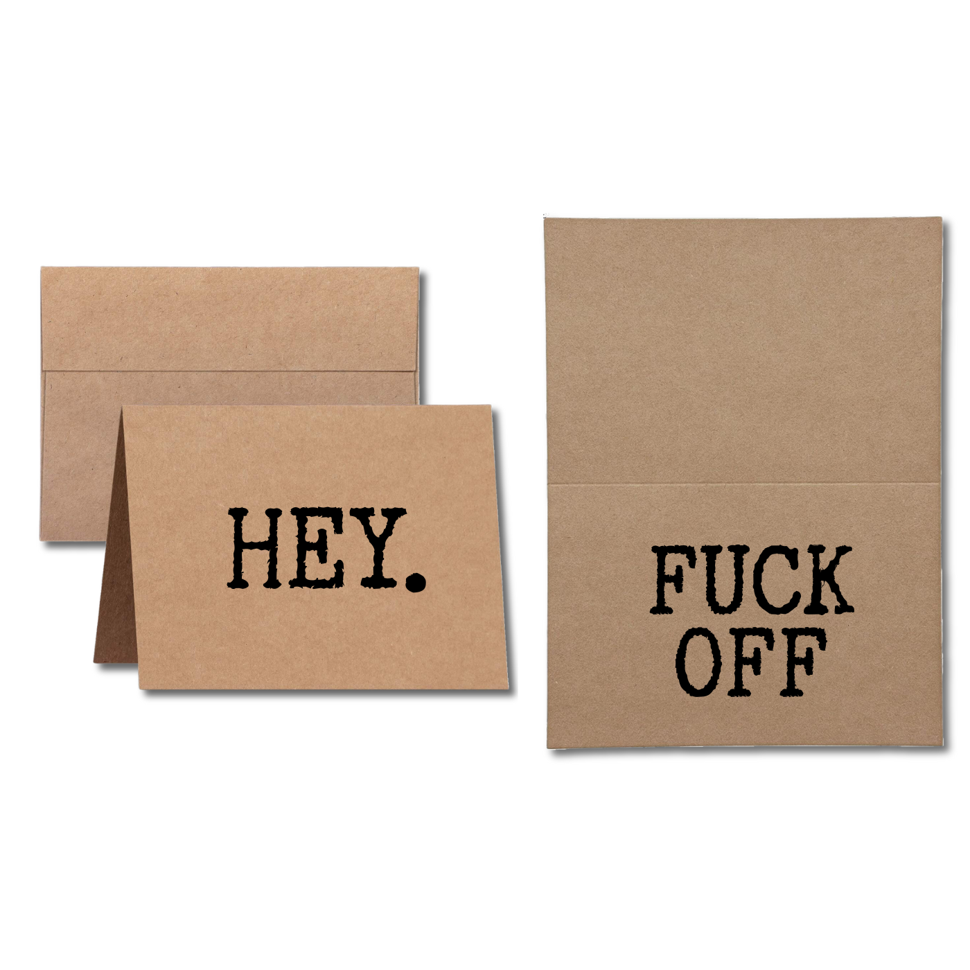 hey fuck off greeting card