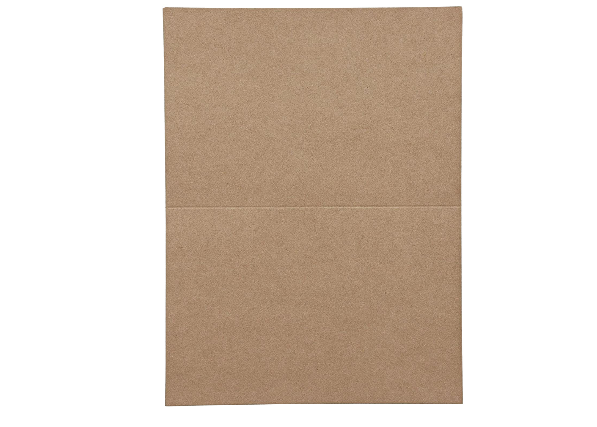 blank inside of greeting card