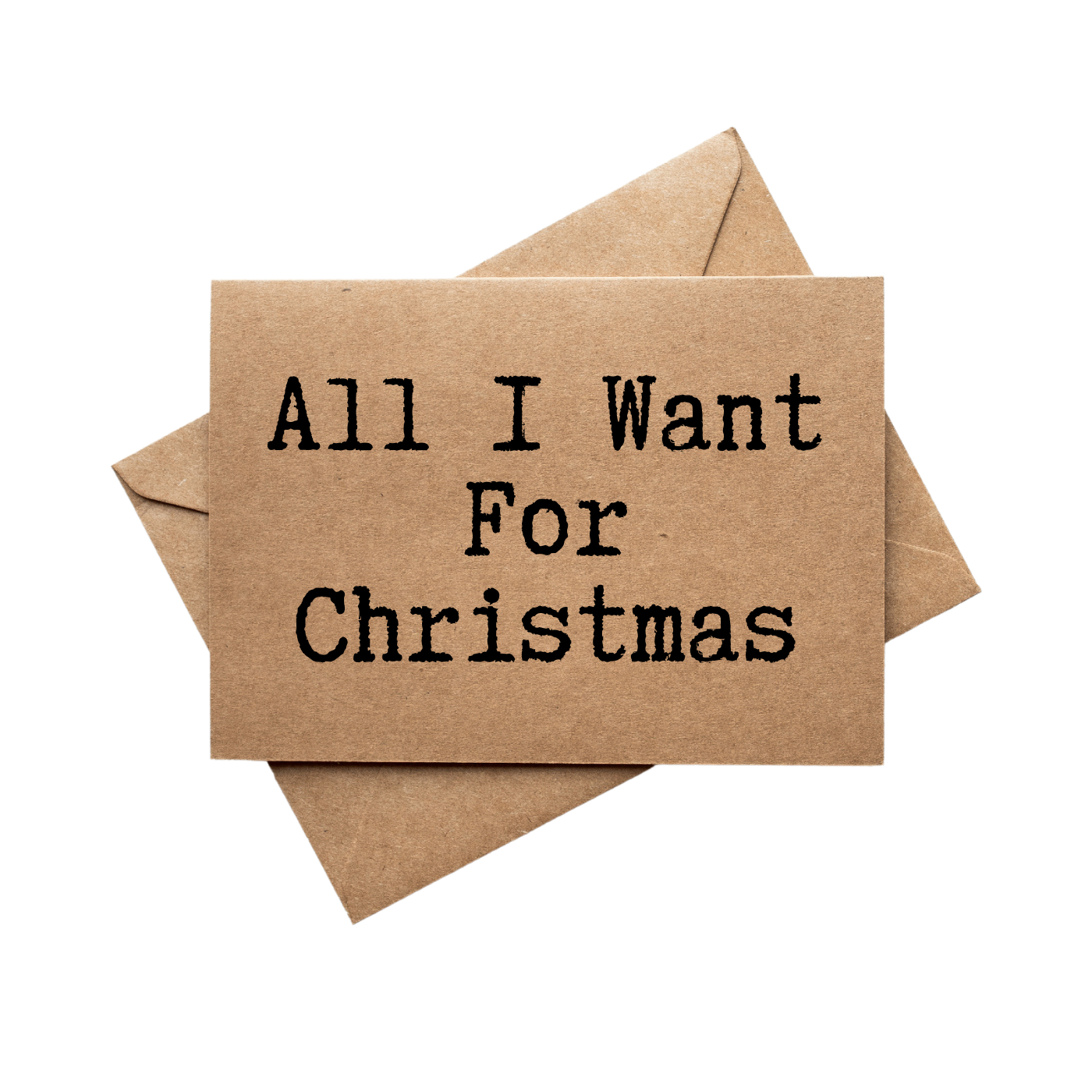 front says All I Want For Christmas 