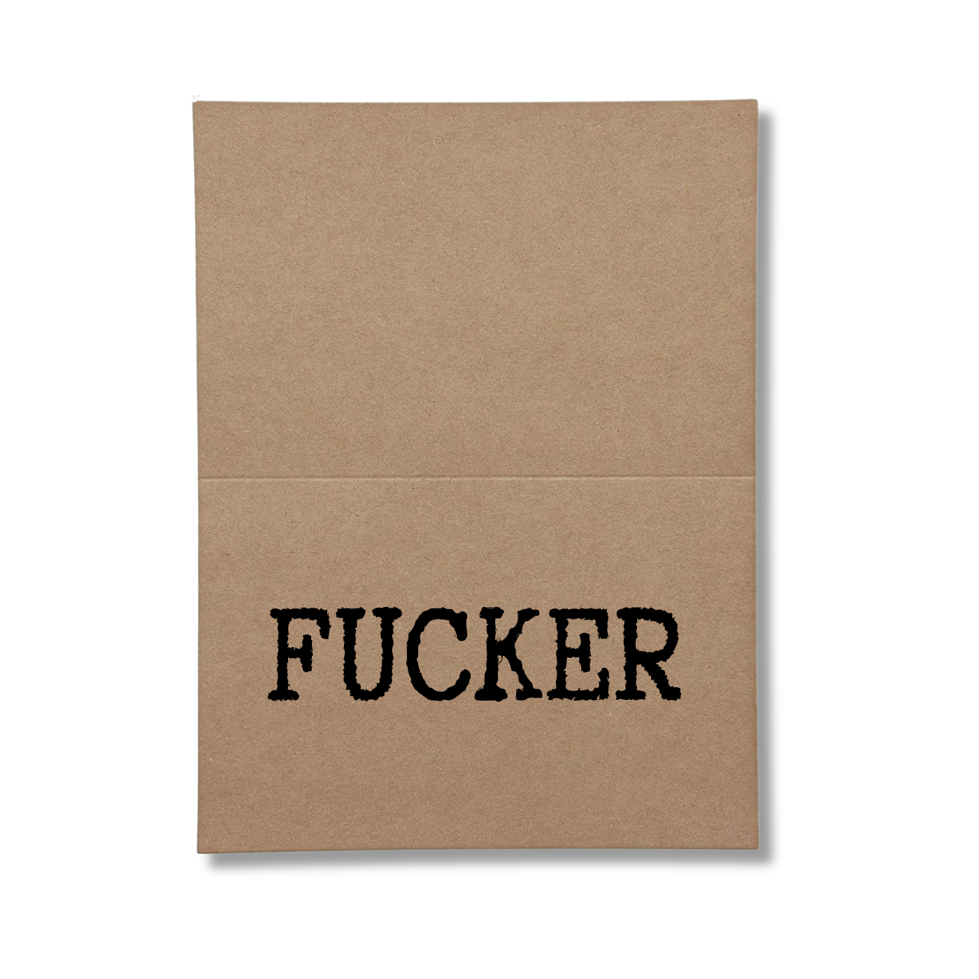 fucker inside of greeting card