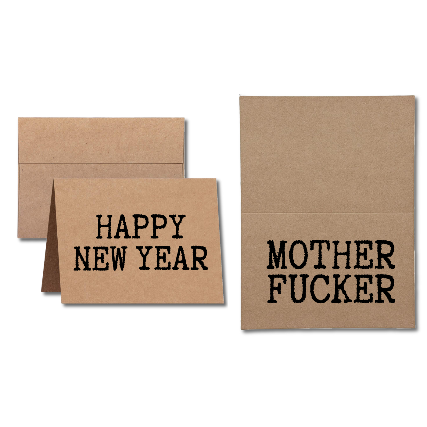 Happy New Year Mother Fucker Greeting Card