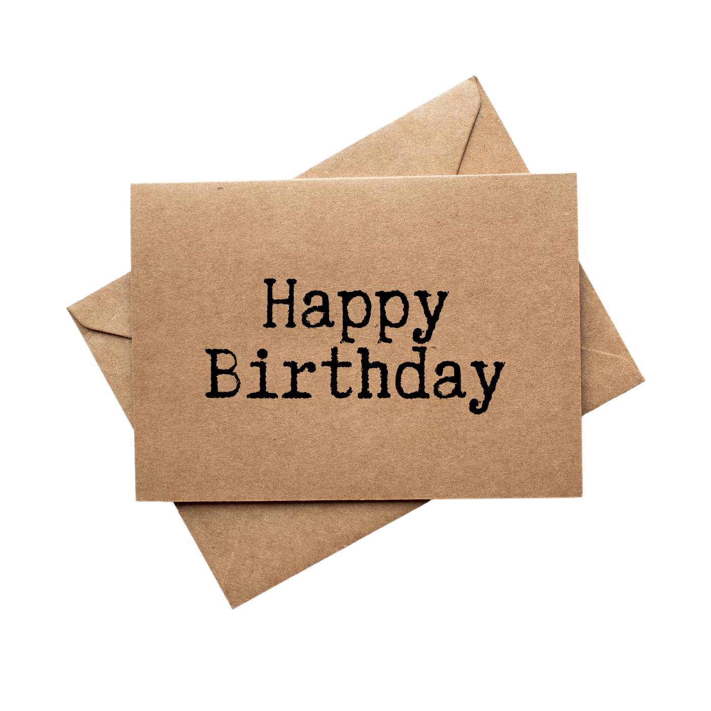 front of card says Happy Birthday