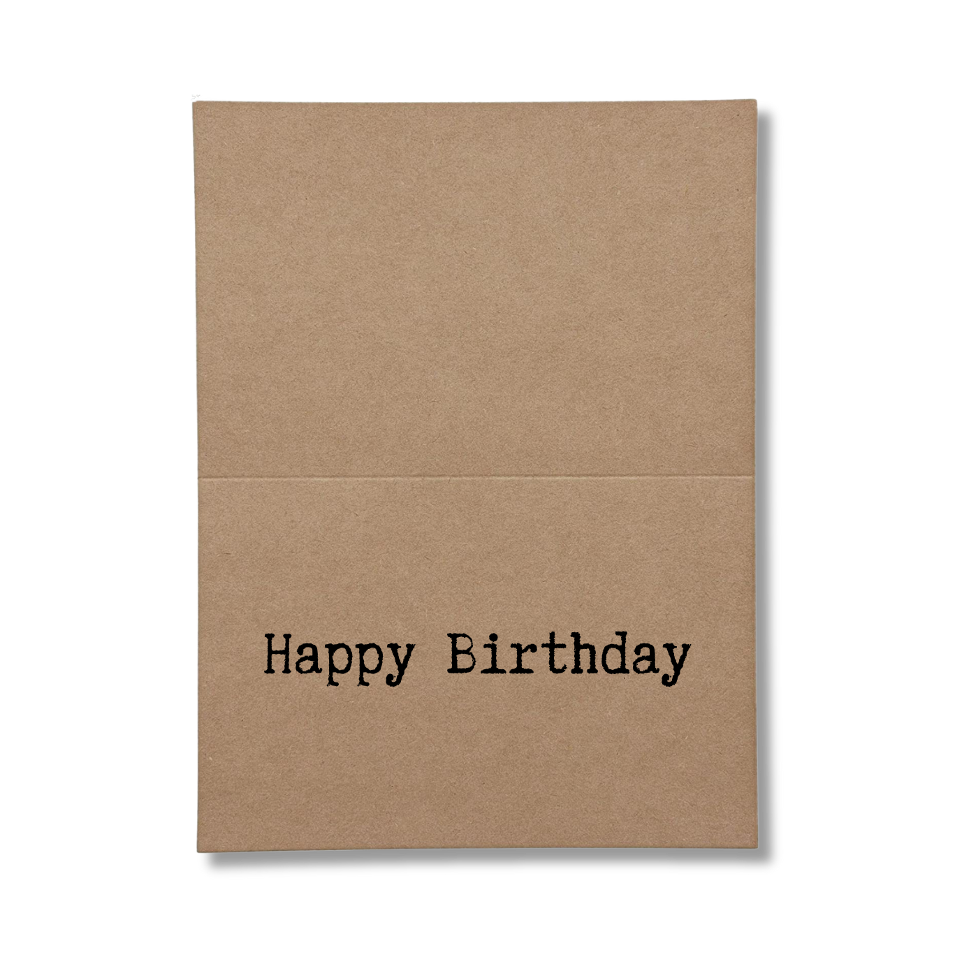 inside cards says Happy Birthday