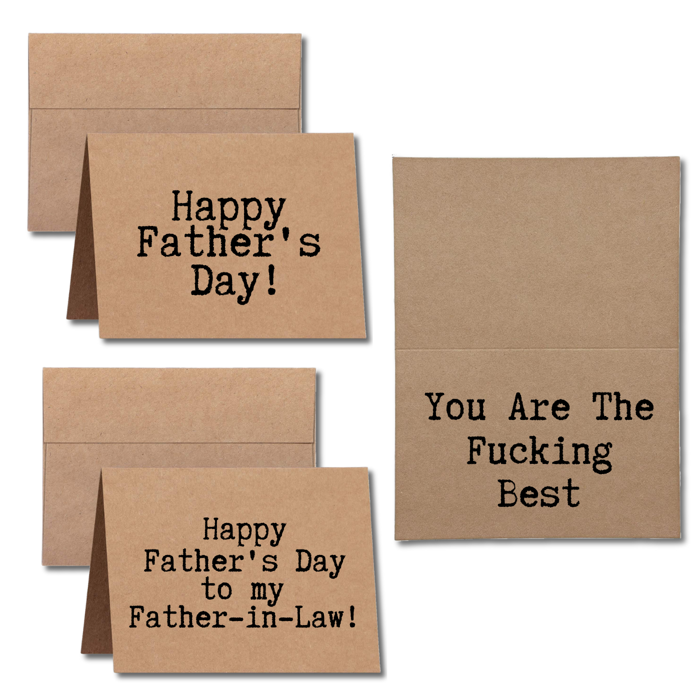 happy fathers day you are the fucking best greeting card