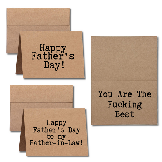 happy fathers day you are the fucking best greeting card