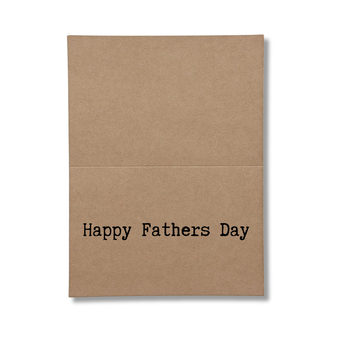 happy fathers day inside of greeting card