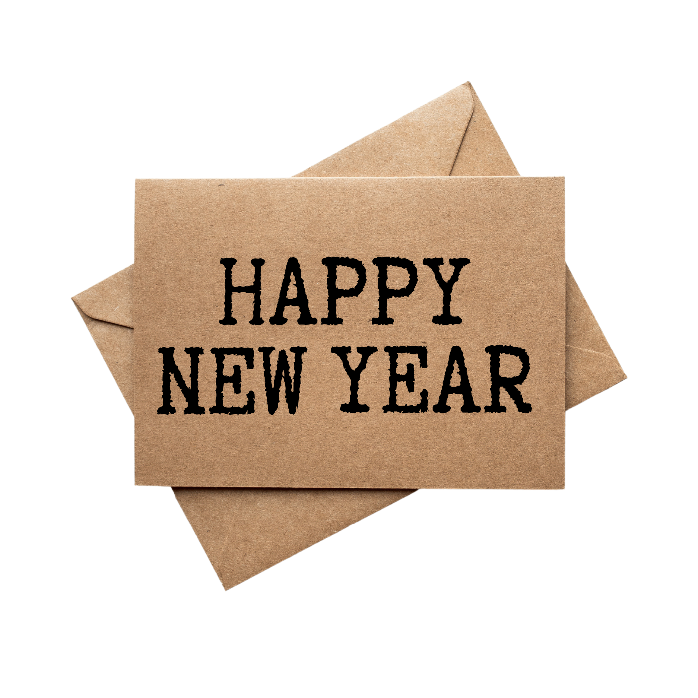 front of card says Happy New Year 