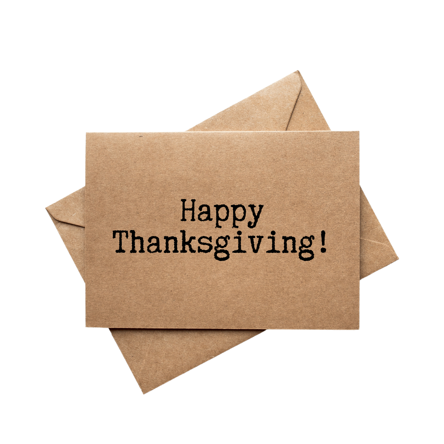 front of card says Happy Thanksgiving 