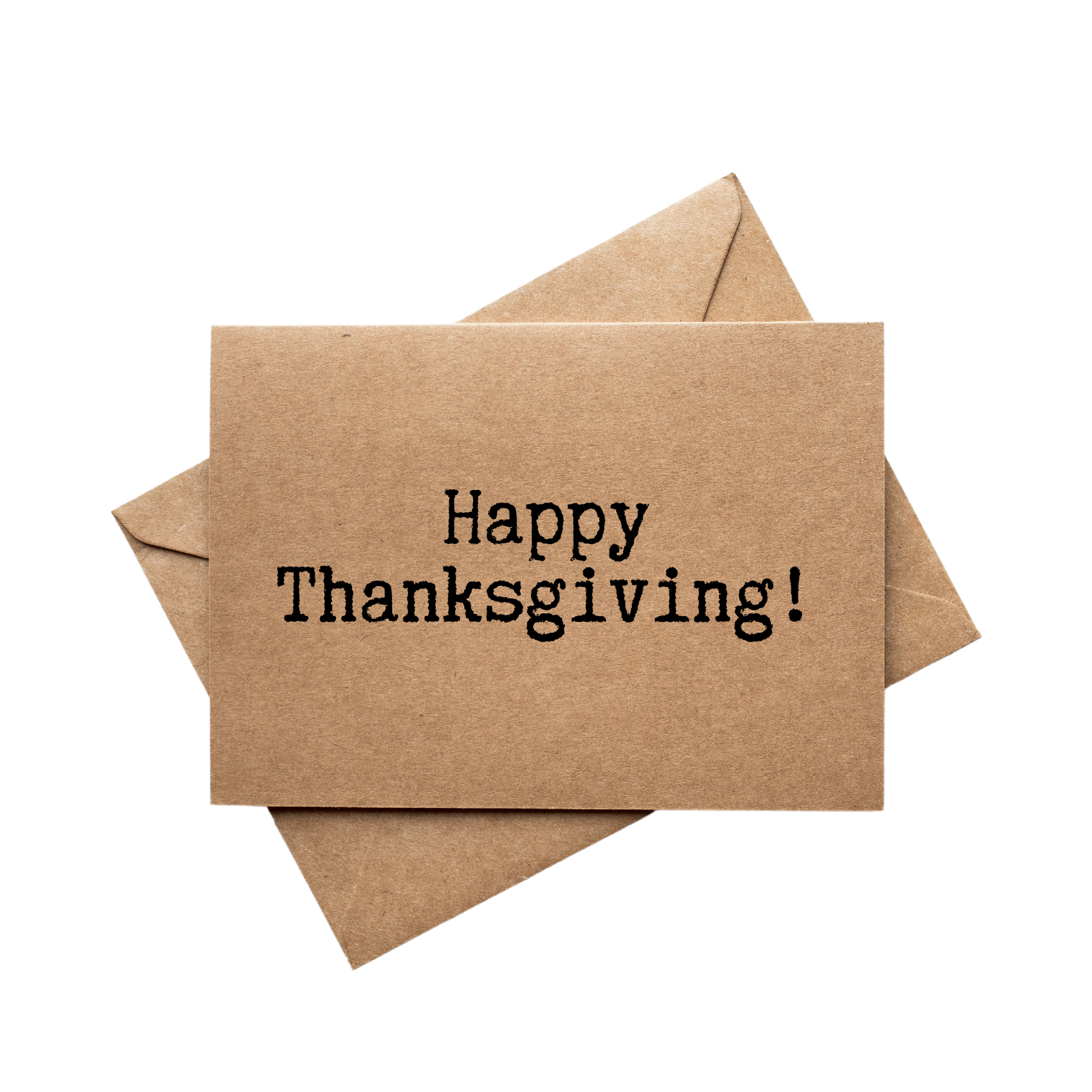 front of card says Happy Thanksgiving 