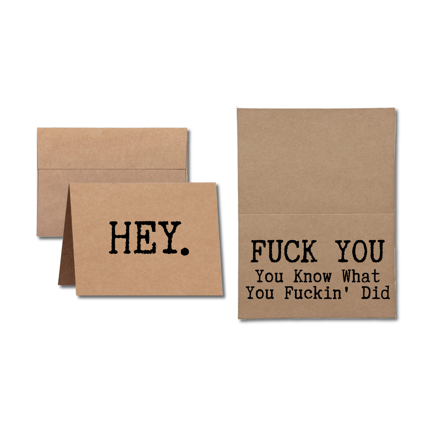 You Know What You Fuckin Did Unapologetic Card