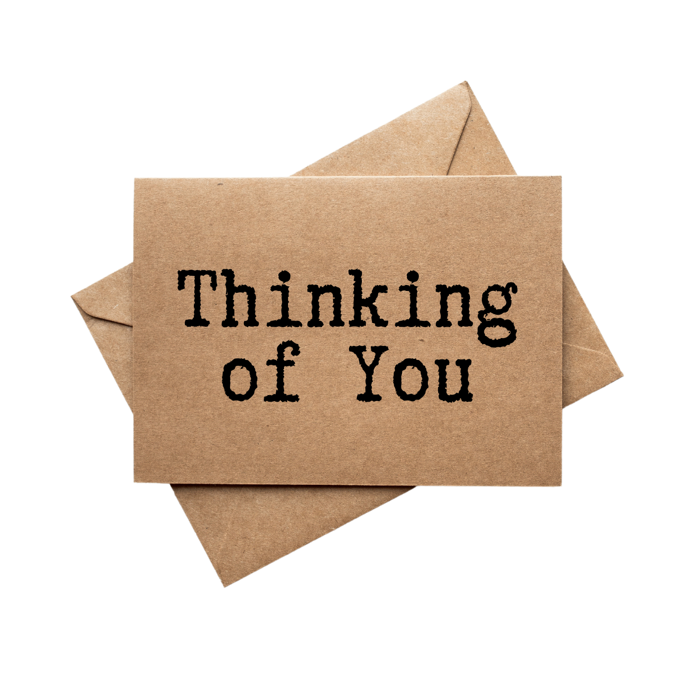 front of card says Thinking of You