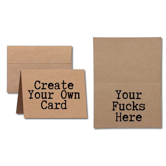 Create your own inappropriate greeting card.