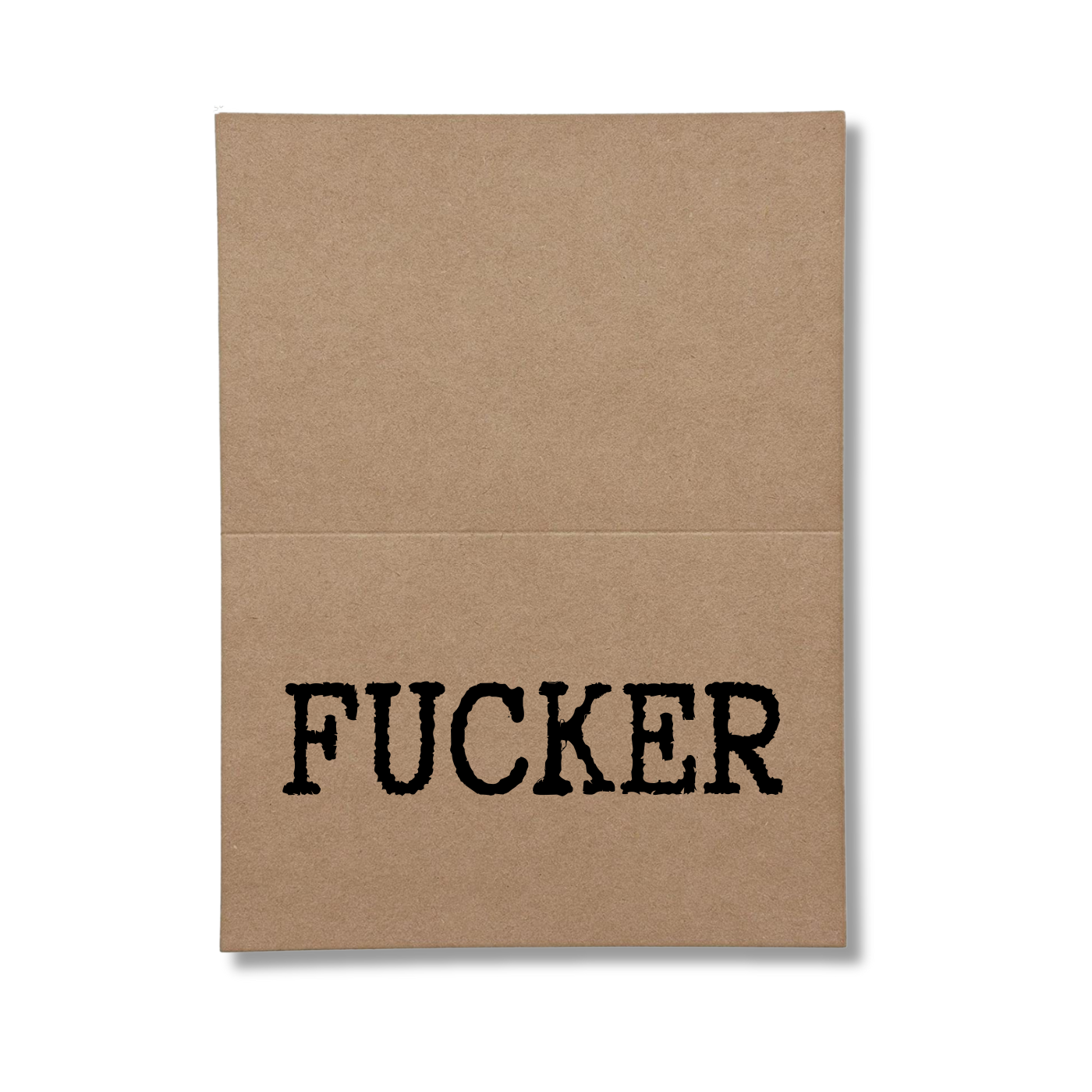 fucker inside greeting card