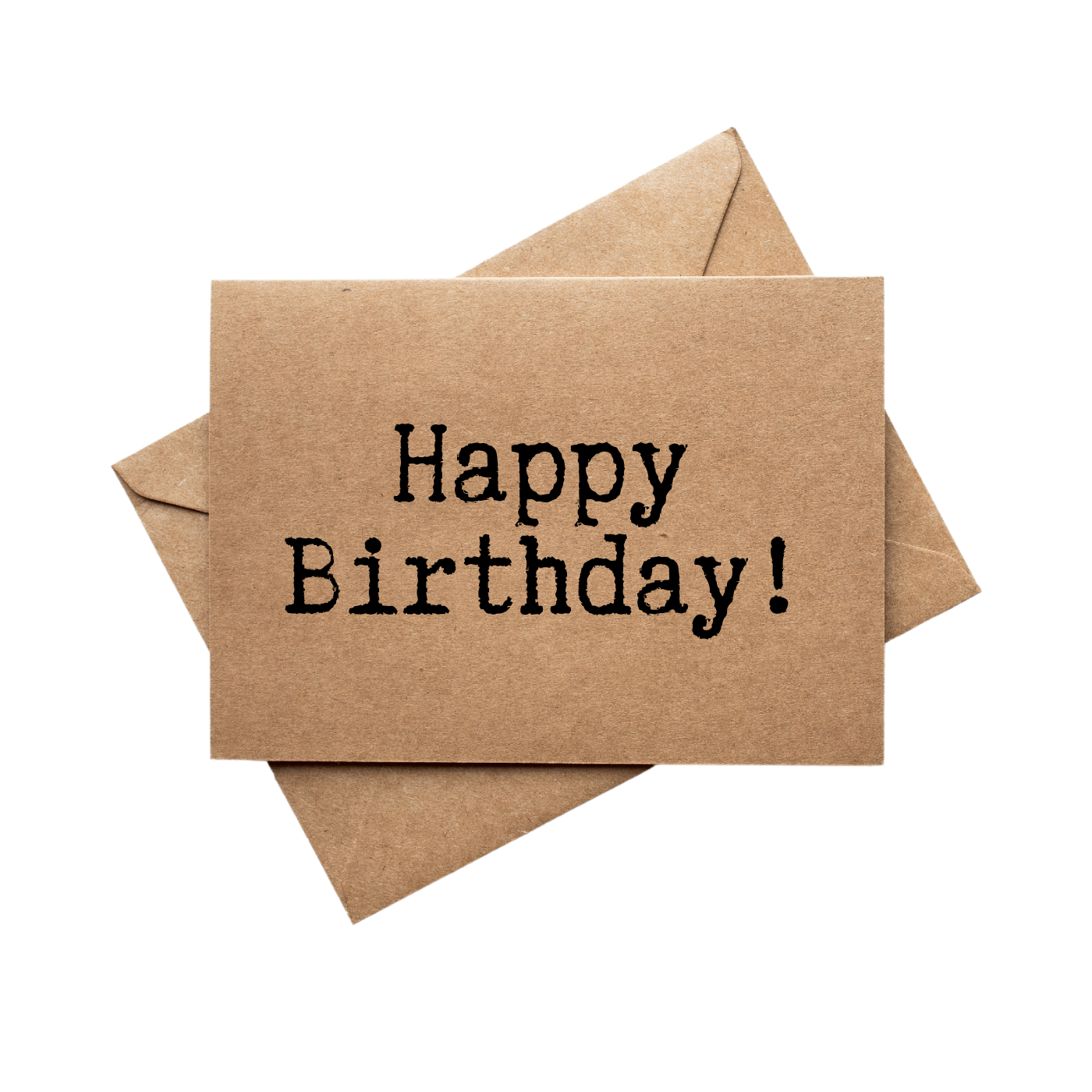 front of card says Happy Birthday 