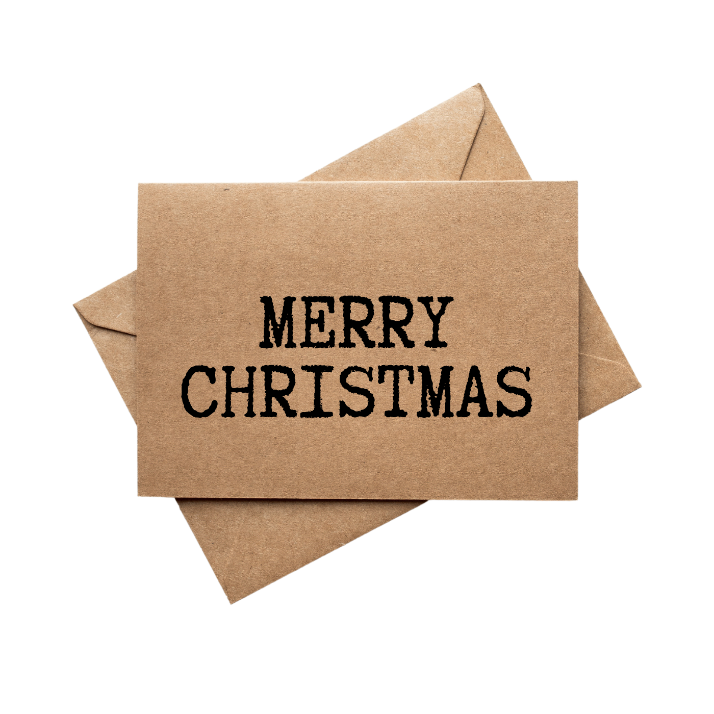 front of card says Merry Christmas